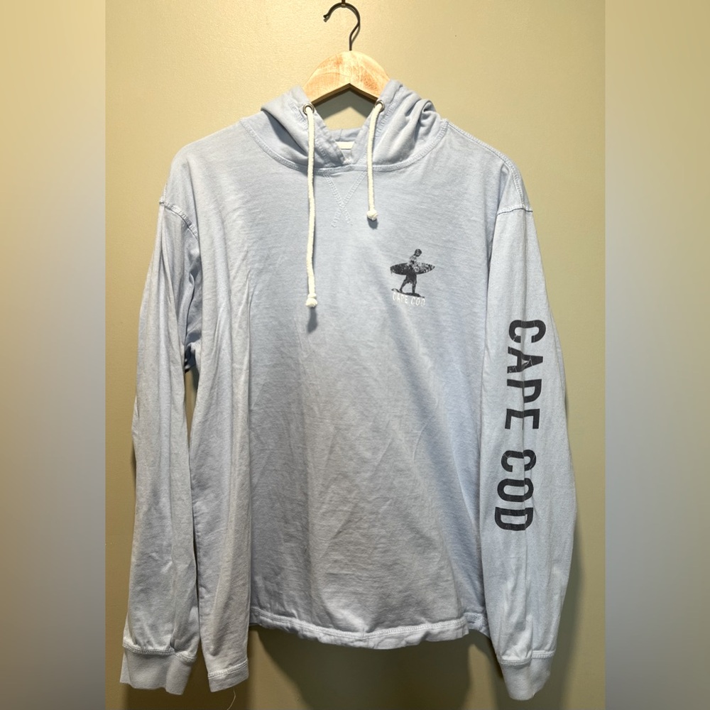 Cuffy’s of Cape Cod Light Blue long sleeve Hoodie
Size XL